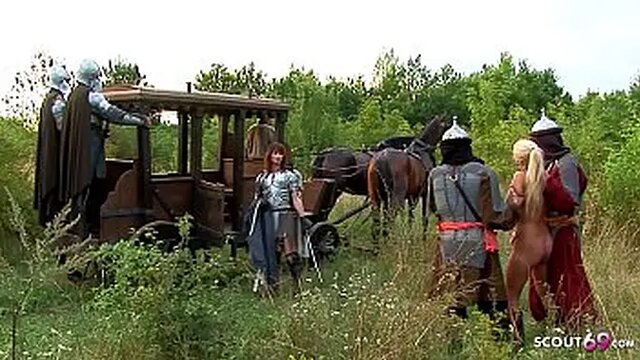 Petite teen gets ass fucked and double penetrated in MMF parody