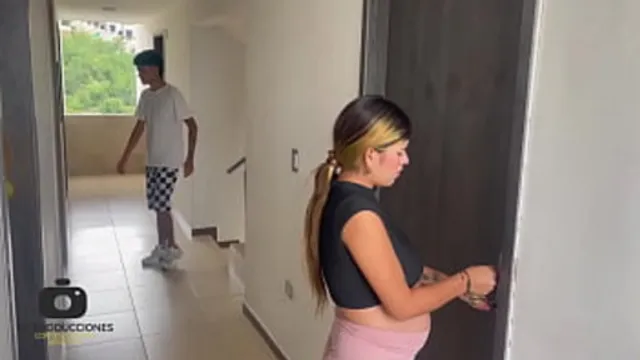 My pregnant neighbor asks me to fuck her very hard since her husband does not pay attention to her sexually