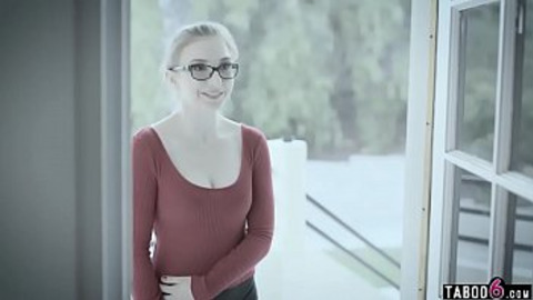 Nerdy teen has a c. fantasy when she gets fucked
