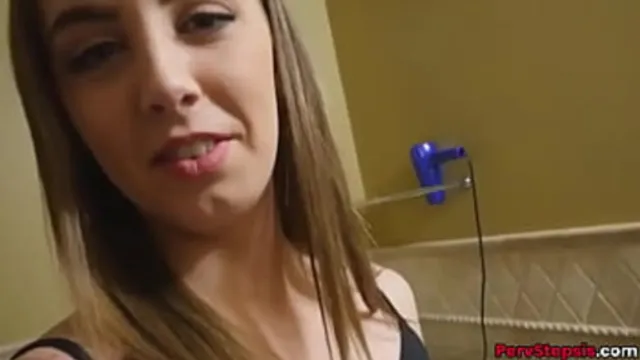 Horny and cute girlfriend enjoying fuck lesson from big dick