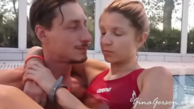 Gina Gerson love fucking everywhere and specially public location so I took my friend Jason to fuck me in the spa