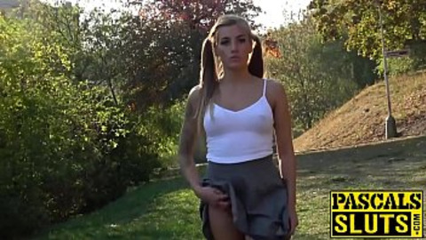 Teen ass creamed after banging BDSM
