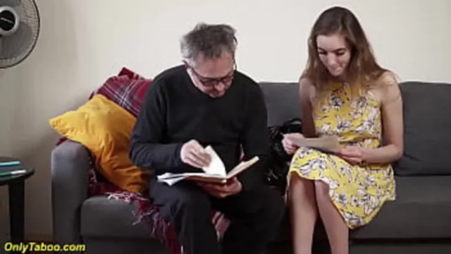 shy skinny teen Vika Lita enjoys a rough sex lesson with big dick hunk