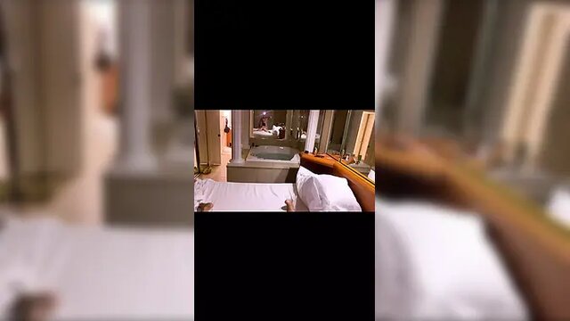 Pigtailed slut gags on hubby's cock while cheating