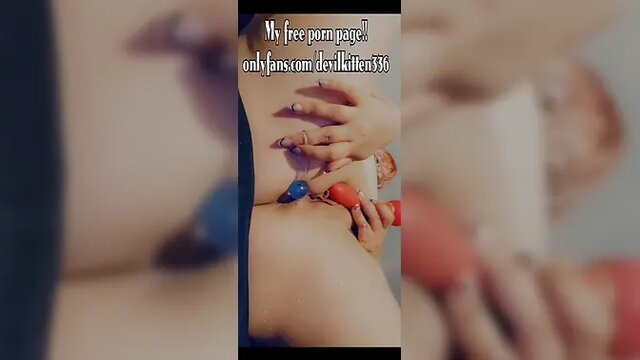 Young Slut Stuffs Her Tight Asshole and Squirts