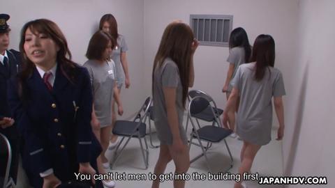 Prison seduction by Japanese ladies
