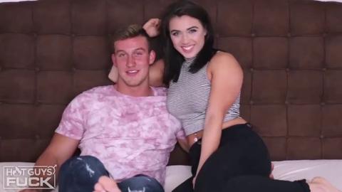 Large Dick🌭 Shy Geek fucks Hot Brunette Fantasy