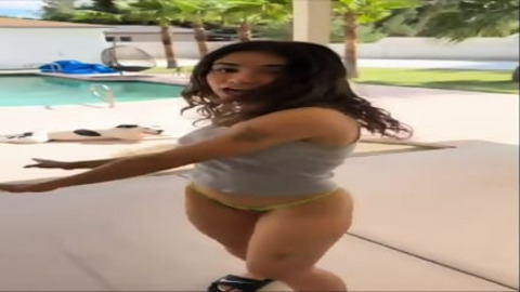 Minuscule Social Media Sweetheart Getting Down & Dirty Outside