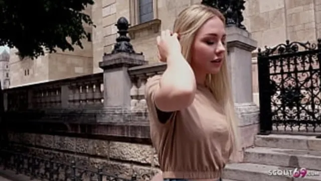 German scout seduces with explicit talk and dirty sex for cash in fake model gig