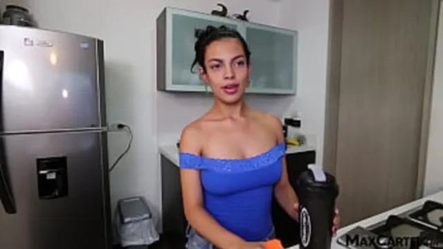 Spanish maid with large breasts