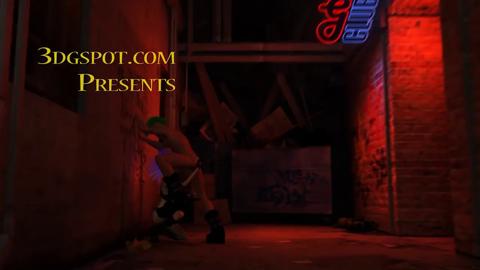 Wild Punk Chick Swallows Gigantic Strangers Dick🌭 In Various 3D Animated Positions!