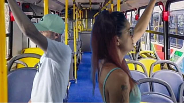 Raunchy Young Stud Groped Roughly On The Bus